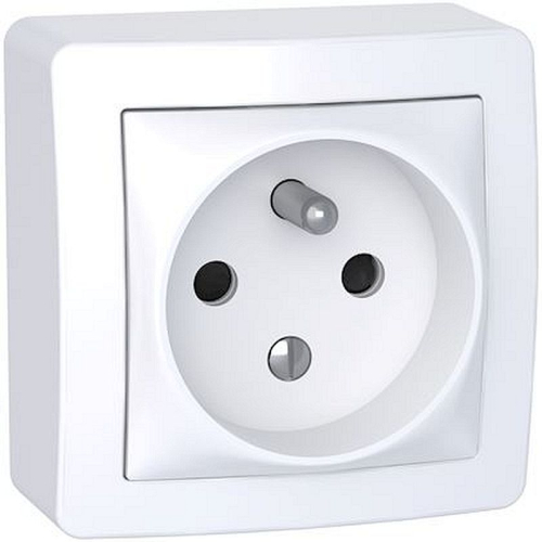 Alréa - prise de courant - 2P+T - complet - blanc polaire-ALB62272P-3606480705984-SCHNEIDER ELECTRIC FRANCE