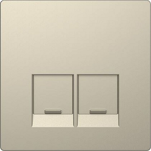 D-Life - enjoliveur pour prise double RJ45 Actassi S-One - blanc sable-MTN4572-6033-3606480890376-SCHNEIDER ELECTRIC FRANCE