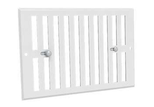 Grille obturable aluminium prélaqué blanc 190 x 75 - GOBL - GOBL19075 ECONONAME - GOBL19075 