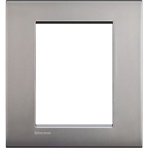 Plaque Livinglight Air Brillant 3+3 modules - Nickel mat-LNC4826NK-8005543424988-BTICINO