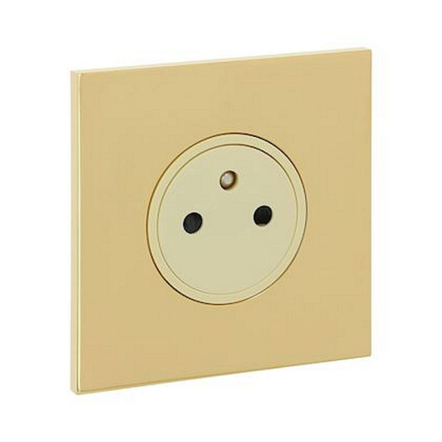Art d'Arnould univers Epure prise de courant 2P+T 16A 250V - or miroir-67731-3233620677315-ARNOULD