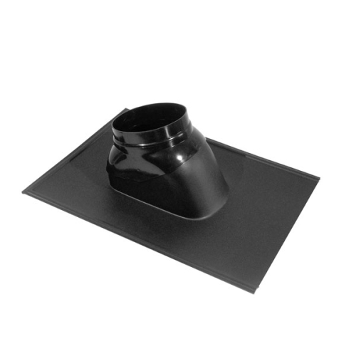 Solin de toiture 5 à 25° ardoise polyéthylène noir D80/125mm -  UBBINK - 31170249 