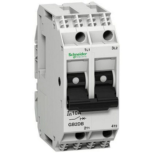TeSys GB2-DB - disjoncteur pour circuit de contrôle - 1A - 2P - 2d-GB2DB06-3389110865417-SCHNEIDER ELECTRIC FRANCE
