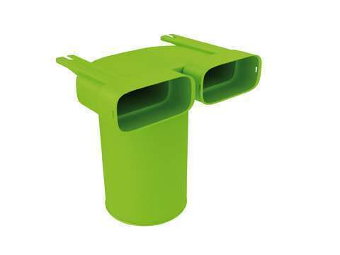 Coude mixte vertical 50x100x125 - Clip&Go XCMV 50X100X125 - 464005 ATLANTIC - 464005 