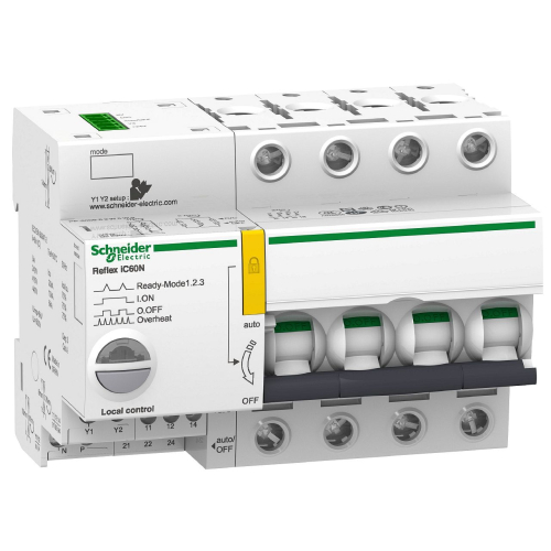 Acti9, Reflex iC60N disjonct. à commande intégrée interface Ti24 25A 4P courbe C-A9C62425-3606480455704-SCHNEIDER ELECTRIC FRANCE