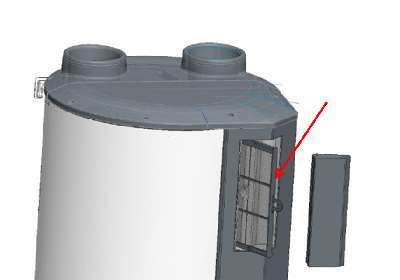 Filtre pour chauffe-eau  - Aquacosy ATLANTIC SAV CLIM. & VENTIL. - 029664 