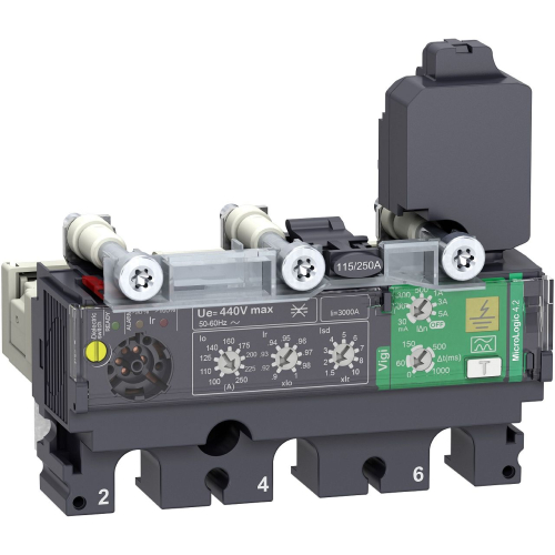 ComPacT NSX - déclencheur MicroLogic 4.2 Vigi 250A - 3P3D pour NSX250-C2534V250-3606481993830-SCHNEIDER ELECTRIC FRANCE
