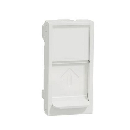 Unica - prise pour 1 RJ45 Keystone/Systimax - 1 mod - Blanc - méca seul-NU946018-3606489458898-SCHNEIDER ELECTRIC FRANCE