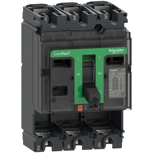 ComPacT NSX250B - bloc de coupure sans déclencheur - 250A - 3P - 25kA - fixe-C25B3-3606481999436-SCHNEIDER ELECTRIC FRANCE