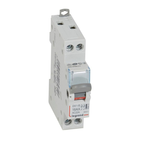 Interrupteur-sectionneur DX³-IS 2P 400V~ - 16A - 1 module-406431-3245064064316-LEGRAND