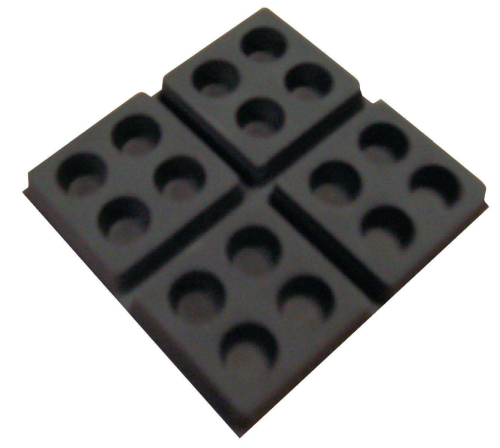 Plot amortisseur pour caisson elastomère - CHOC ISOL - 990001 S&P UNELVENT - 990001 