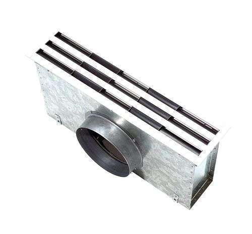 DFA-FP 3F 1350X300B - diffuseur 3 fentes blanc+plénum lg1350x300 blanc - DFA-FP 3F 1350X300B - 541873 ATLANTIC - 541873 