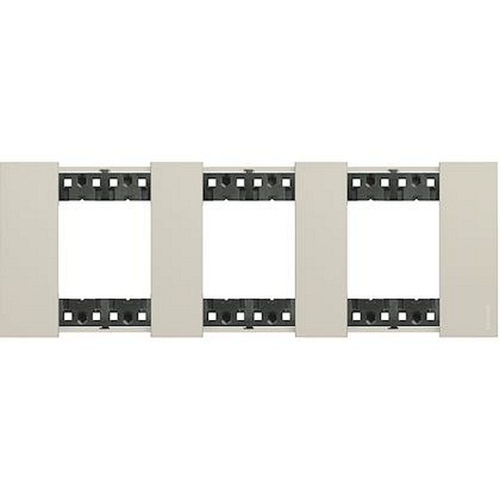 Plaque de finition Living Now Collection Les Sables 3x2 modules finition Sable-BTKA4802M3KM-8005543654361-BTICINO