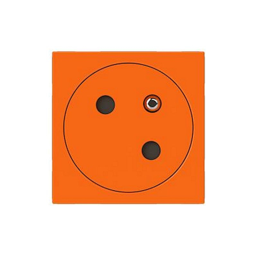Prise de courant 2P+T Surface Mosaic Link raccordement latéral 2 modules -orange-077189L-3414971577107-LEGRAND