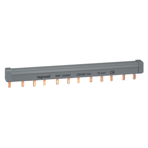 Peigne d'alimentation HX³ - 3P - pour bornes à vis - L. 1 rangée - 4 modules-404942-3245064049429-LEGRAND