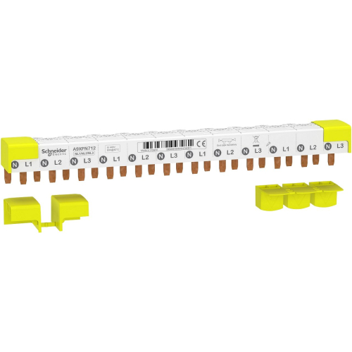 Acti9 iDT40 - peigne - 3P+N - 12 modules de 18mm - 80A-A9XPN712-3606489443481-SCHNEIDER ELECTRIC FRANCE