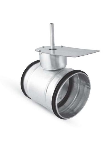 Registre d’équilibrage galva à joints volet plein étanche motorisable 630 mm - REVPLAME630 - REGGALVPLAME630 ECONONAME - REGGALVPLAME630 