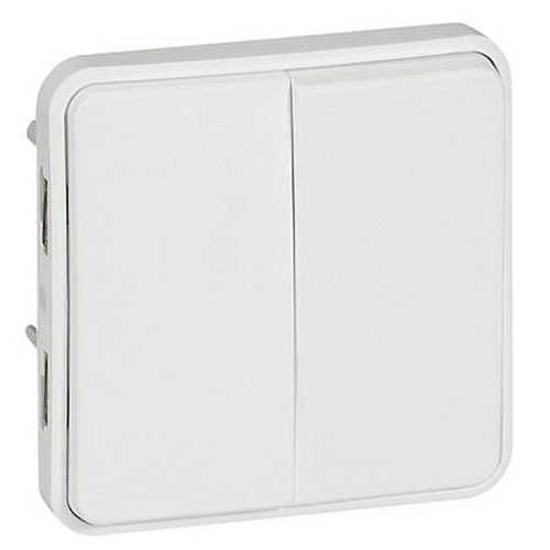 Double inter/va-et-vient Plexo compo IP55 10AX 250V -blanc Artic antimicrobien-070726-3245060707262-LEGRAND