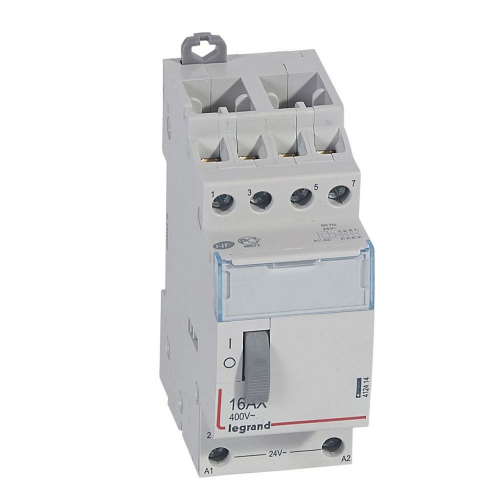Télérupteur standard à vis 24 V~- 4P - 400V~~ - 16A - 4F - 2 modules-412414-3245064124140-LEGRAND
