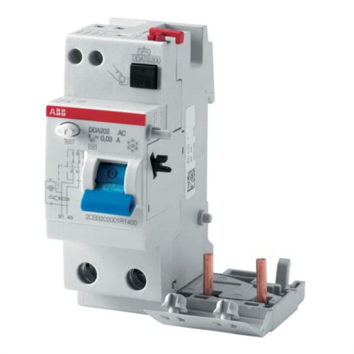 Bloc Dif. (DDA202) 2P 40A 300mA AC (Pour S200)-2CSB202001R3400-8012542791805-ABB