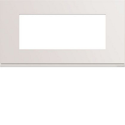 Plaque gallery plastique injecté 5 modules entraxe 71mm pure-WXP0005-3250617199063-HAGER