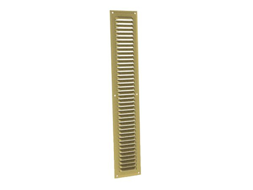 Grilles à auvents en aluminium prélaqué doré - GA DO 50 x 190 GAM - 8071 ANJOS - 8071 