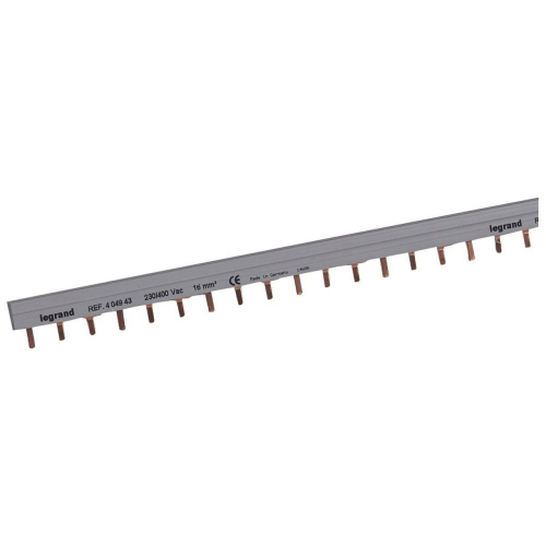 Peigne d'alimentation HX³ - 3P - pour bornes à vis - L. au mètre - 19 modules-404943-3245064049436-LEGRAND