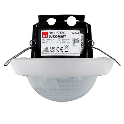 PD4N-1C-C-FP Détecteur de mouvement couloir 2x10m dans l'axe Faux Plafond-PD4N-1C-C-FP-4007529922741-BEG