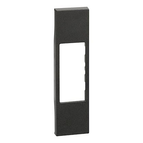 Plastron de finition Living Now pour prise RJ45 1 module - noir-BTKG07-8005543611562-BTICINO