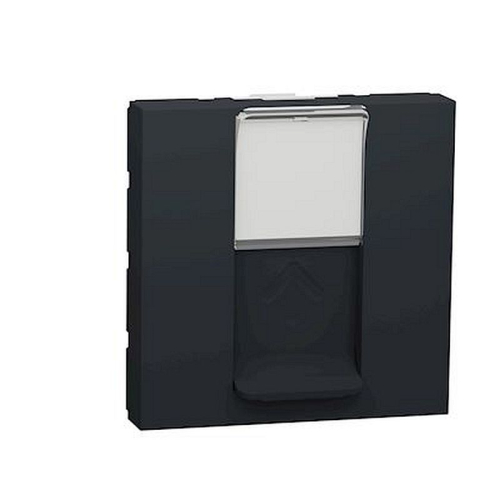 Unica - prise RJ45 simple - cat 6 STP - 2 mod - Anthracite - méca seul-NU341754-3606489467593-SCHNEIDER ELECTRIC FRANCE