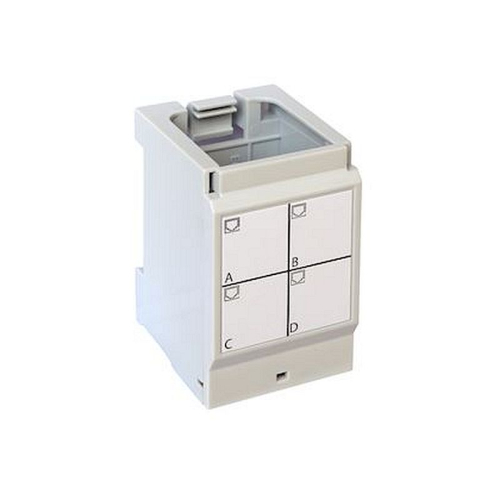 Support pour 4 connecteurs RJ45 FTP et STP coffret de communication-413180-3414971820807-LEGRAND