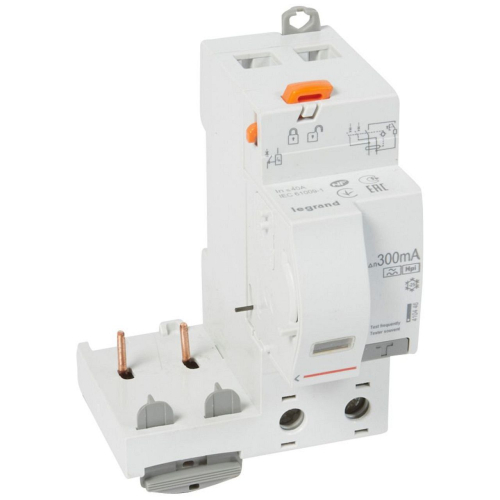 Bloc diff adaptable à vis DX³ pour disj 1 mod/pôle 2P 230-400V~ 40A -typeF 300mA-410446-3245064104463-LEGRAND