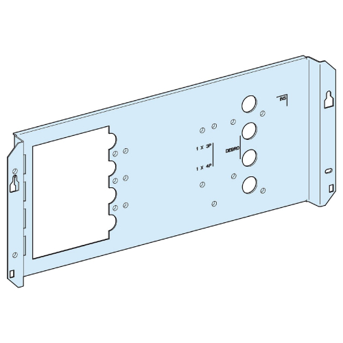 PrismaSeT G Active - Platine NSX250 horiz.-fixe-téléc-débro/socle-L600-RAL9003-LVS03032-3606481874559-SCHNEIDER ELECTRIC FRANCE