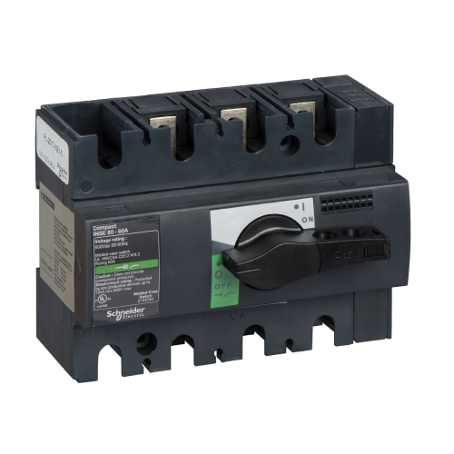 Compact INSE80 - interrupteur - 60A - 3P - à poignée noire-28996-3303430289968-SCHNEIDER ELECTRIC FRANCE