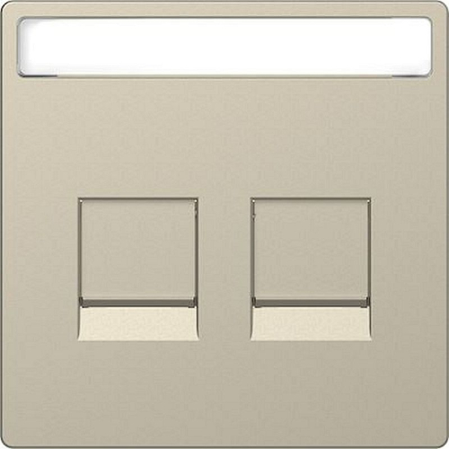 D-Life - enjoliveur prise support double RJ45 compatible keystone - blanc sable-MTN4564-6033-3606480890024-SCHNEIDER ELECTRIC FRANCE