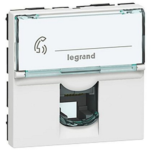 Prise RJ 12 Mosaic 6 contacts 2 modules - blanc-078732-3245060787325-LEGRAND