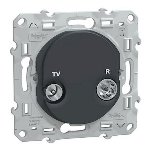 Ovalis - prise TV-R - Anthracite-S340451-3606482162822-SCHNEIDER ELECTRIC FRANCE