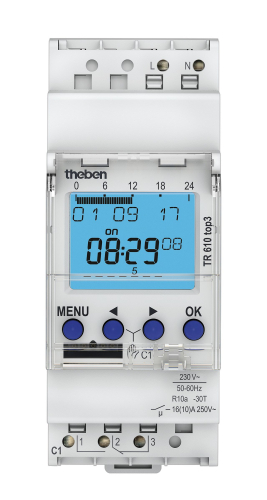 Inter horaire digital 24h 7j. 230v compatible OBELISK top3 Bluetooth-TR610TOP3-4003468610299-THEBEN FRANCE