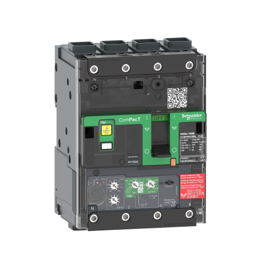 ComPacT NSXmB - disjoncteur Vigi - MicroLogic 4.1 50A - 4P4D - 25kA - EverLink-C11B44V050L-3606481992574-SCHNEIDER ELECTRIC FRANCE