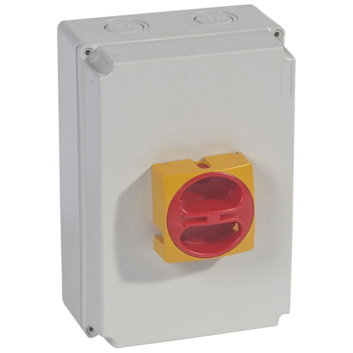 Interrupteur-sectionneur rotatif complet de proximité - 4P neutre à gauche - 50A-022185-3245060221850-LEGRAND