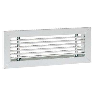Grille de soufflage Montage mural ou en allège Couleur aluminium - DLA 1000X200 - 528237 ATLANTIC - 528237 