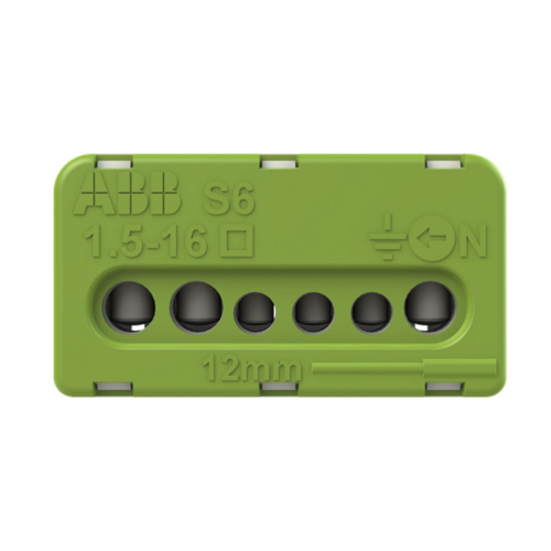 Bornier terre Mistral-3X16mm²+3X6mm²-Vis-1SPE007715F0741-8712507123541-ABB