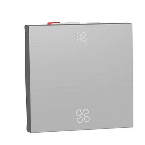 Unica - commande VMC 2 vitesses - 10A - 2 modules - Alu - mécanisme seul-NU320330VMC-3606489455132-SCHNEIDER ELECTRIC FRANCE