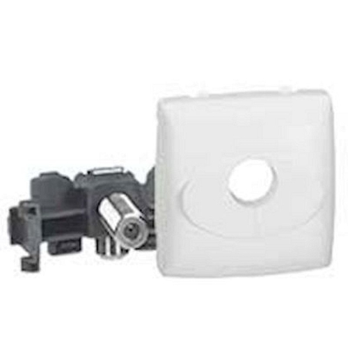 Prise télévision typeF Appareillage saillie composable - blanc-086153-3245060861537-LEGRAND