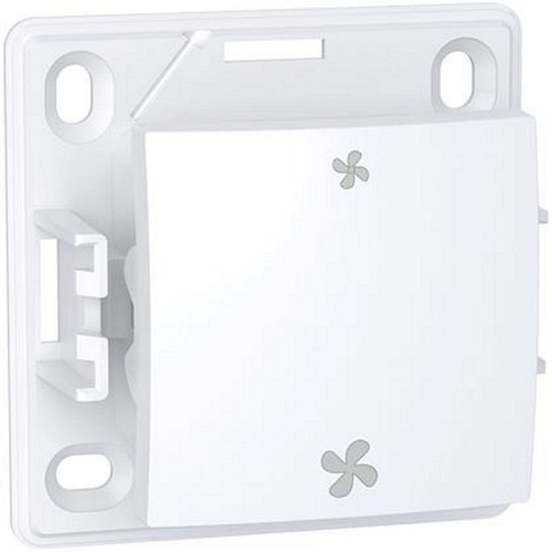 Alréa, Commande VMC sans position arrêt, blanc polaire-ALB61158P-3606480705748-SCHNEIDER ELECTRIC FRANCE