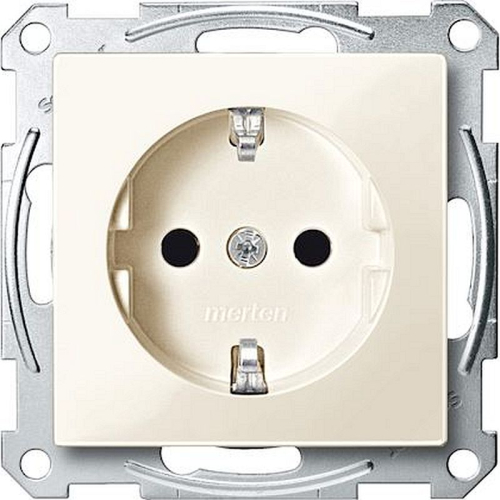 Merten M-Plan - prise 2P+T - std allemand - borne vis - sable brillant-MTN2300-0344-3606480303197-SCHNEIDER ELECTRIC FRANCE