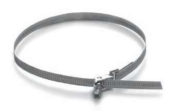 2 Colliers plats réglables D80 - 170 mm - CX-125 - 860097 S&P UNELVENT - 860097 