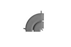 Coude 90° horizontal - CK 300 - 990322021 ZEHNDER COMFOSYSTEMS - 990322021 