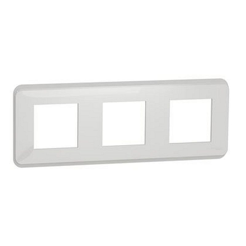 Unica Pro - plaque de finition - Blanc - 3 postes-NU400618-3606489456474-SCHNEIDER ELECTRIC FRANCE