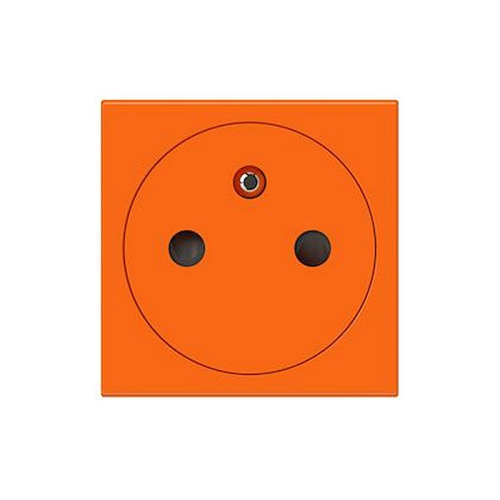 Prise 2P+T Surface Mosaic 2 modules connexion bornes auto-orange antimicrobien-077117L-3414971576056-LEGRAND